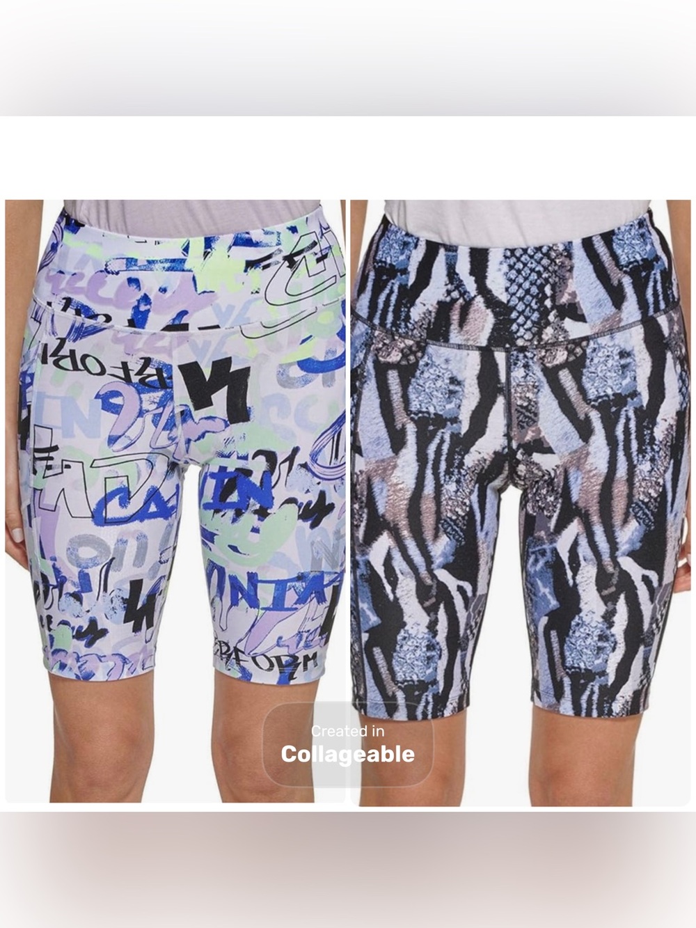 NWT lot of two, Calvin Klein performance bike shorts, size extra small